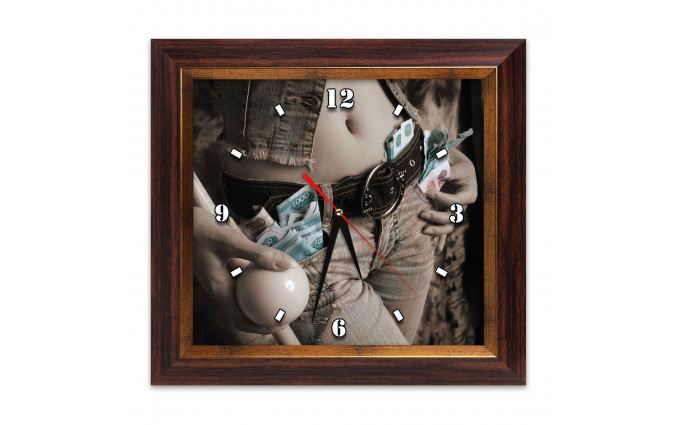 Часы Бильярд AFG7809 38х41см Часы Бильярд AFG7809 38х41см