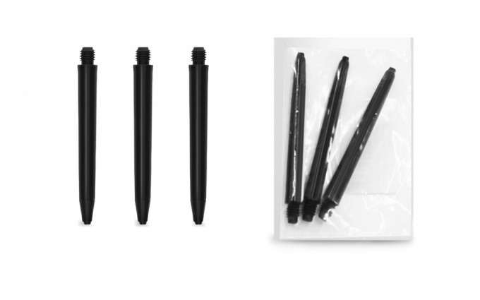 Комплект непрозрачных черных нейлоновых хвостовиков 48мм Комплект непрозрачных черных нейлоновых хвостовиков 48мм